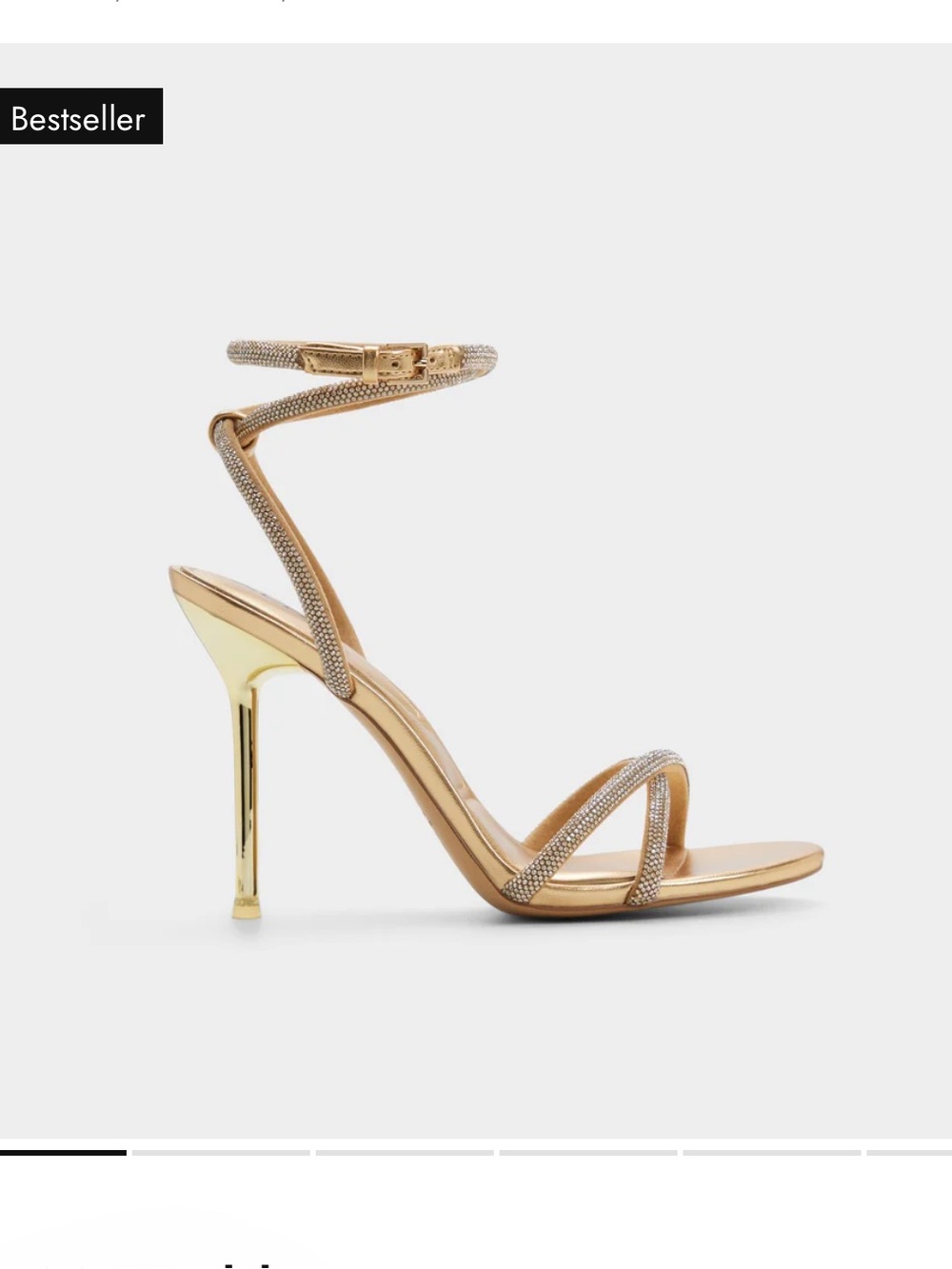 Aldo Manaelden Sparkly Strappy Heeled Sandals